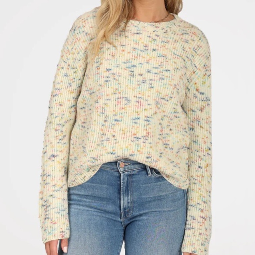 Funfetti Wool Crew Neck Sweater